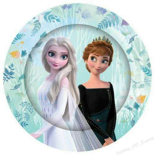 Disney Frozen 2 Plates - Click Image to Close